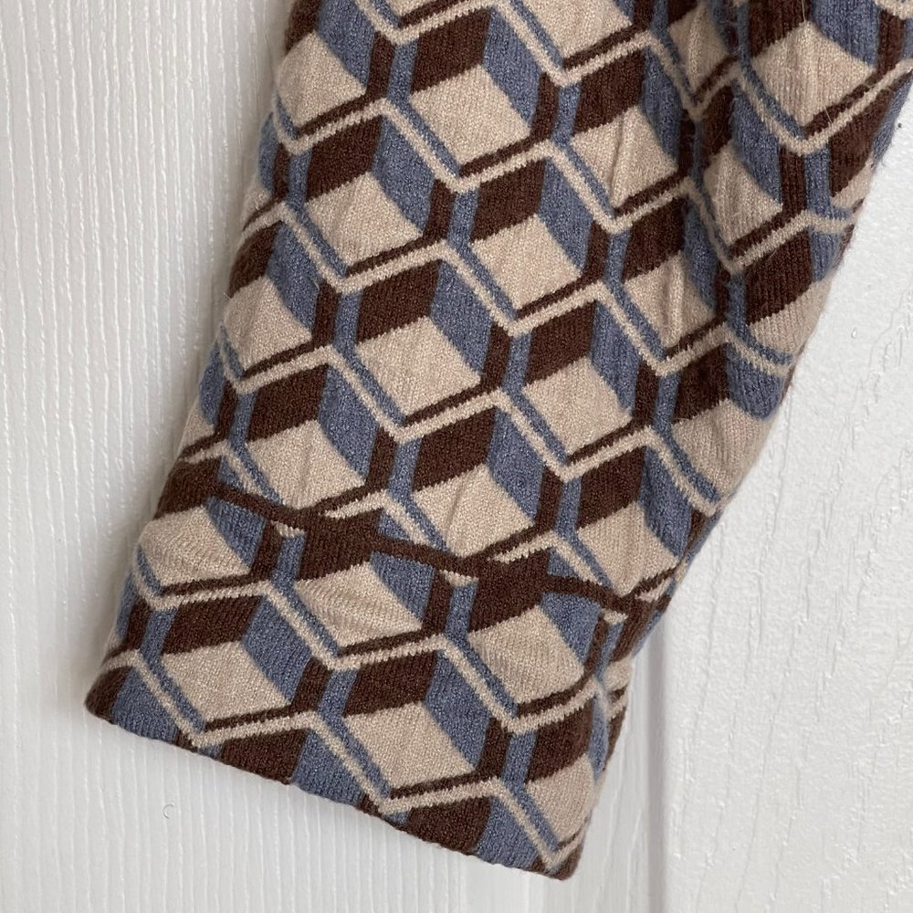 Mango Geometric print knit bomber - Picture 11 of 12